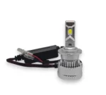 Комплект автомобільних світлодіодних ламп цоколь D2H Led K70 Обманка 14000Lm 60W +450% світла - Зображення 4