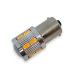 Світлодіодна лампа з цоколем 1156 BA15s PY21W 12 SMD 5630 + 1 CREE 12V Жовте світло - Зображення 6