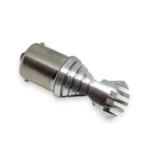 Світлодіодна лампа з цоколем 1156 BA15s P21W 6SMD CREE 12V 30W Жовте світло - Зображення 3