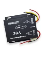 Перетворювач, інвертор Конвертер постійного змінного струму DC/DC Power Converter Step-Up 30A 24V-12V - Зображення 4