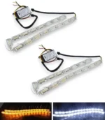 Гнучкі ДХО Crystal LED Динамічні ДХО з поворотом, гнучкі кристали 16 секцій стиль AUDI