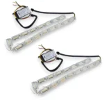 Гнучкі ДХО Crystal LED Динамічні ДХО з поворотом, гнучкі кристали 16 секцій стиль AUDI - Зображення 8