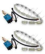 Гнучкі ДХО Crystal LED Динамічний ДХО з поворотом гнучкі кристали 16 секцій TELESCOPIC STEERING