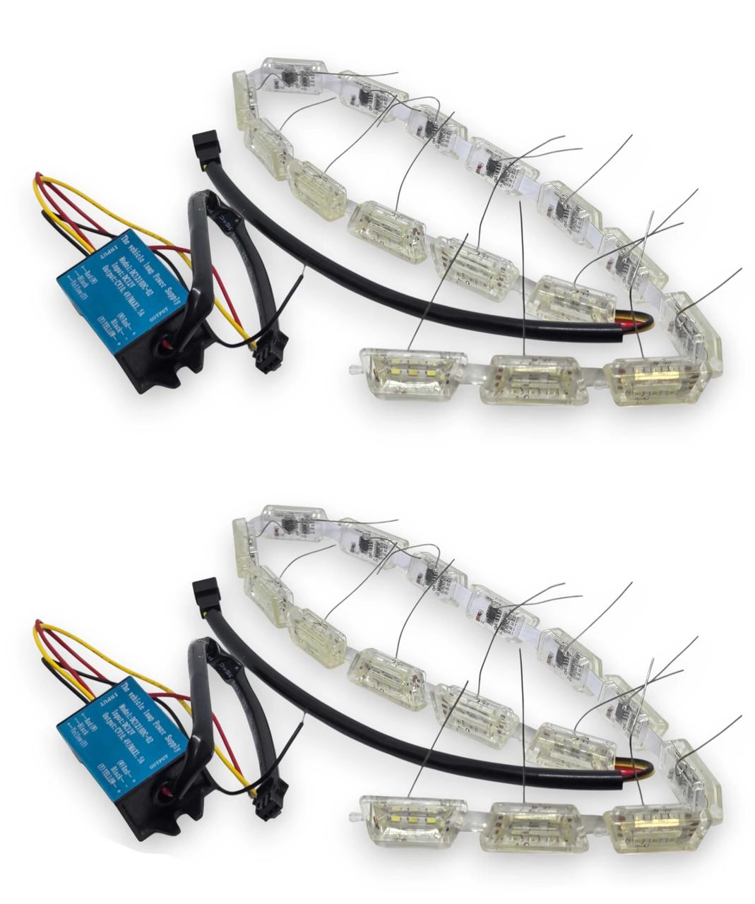 6740206112_gnuchki-dho-crystal Гнучкі ДХО Crystal LED Динамічний ДХО з поворотом гнучкі кристали 16 секцій TELESCOPIC STEERING - Зображення 1