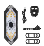 Велосипедный светодиодный задний фонарь с указателем поворота дистанционное управление встроенный аккумулятор - Зображення 7