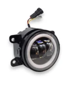 Світлодіодні протитуманні фари Led 3 лінзи 90мм 3,5" 70W OPEL, PEUGEOT, RENAULT, FORD Габарит МЕТАЛ - Зображення 6