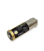 Автомобільна світлодіодна лампа LED з цоколем H6W BAX9S 12V з обманкою 3 SMD 3838 Біла - Зображення 5