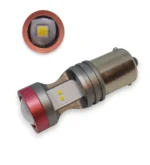 Світлодіодна лампа з цоколем 1156 BA15s P21W 4SMD Seoul-CSP Y1010 + 1SMD 3030 12V з обманкою Біле світло