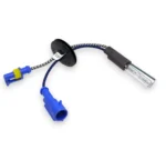 Лампа автомобільна ксенонова для лінз D1Y/D2Y/Н1Y гібридна «свічка» S-18 mm 6000К міні кераміка - Зображення 2