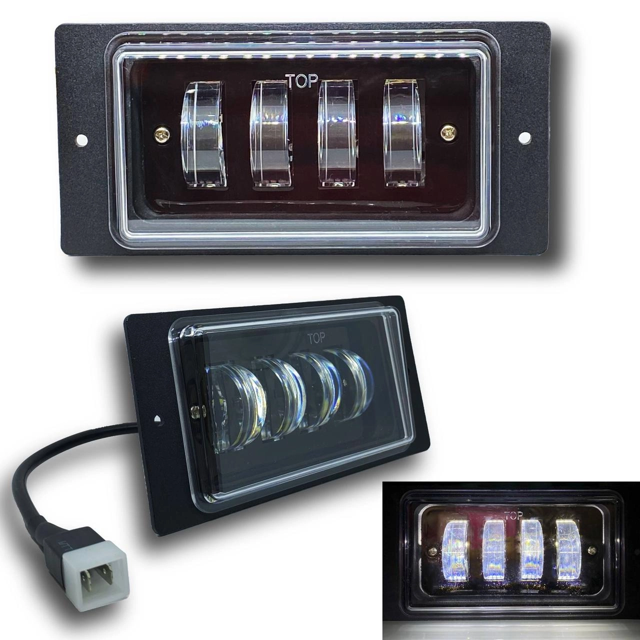 6806625551_svitlodiodni-protitumanni-fari Світлодіодні протитуманні фари Led ПТФ балка ВАЗ 2110, ВАЗ 2111, ВАЗ 2112, ВАЗ 2114, ВАЗ 2115 Біле світло - Зображення 1