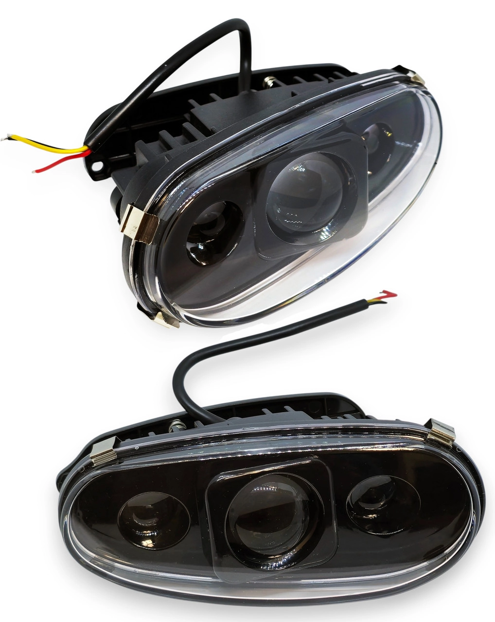 6808994086_svitlodiodni-protitumanni-fari Світлодіодні протитуманні фари Led ПТФ 70W Daewoo Lanos Комбіновані Ближне Дальне світло - Зображення 1