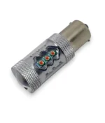 Жовті повороти в червоному ліхтарі 1156 BA15s P21W 80W CREE Жовта canbus для сертифікації - Зображення 5