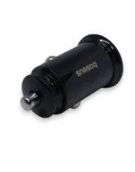 Автомобільна зарядка в прикурювач Baseus USB + PD Type-C роз'єм QC 4.0 швидке заряджання 12-24V mini Чорна - Зображення 3