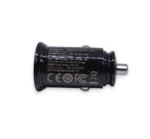 Автомобільна зарядка в прикурювач Baseus USB + PD Type-C роз'єм QC 4.0 швидке заряджання 12-24V mini Чорна - Зображення 4