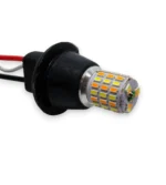 Світлодіодна двокольорова лампа T15 W16W W2.1x9.5d 51SMD 3014 DUO COLOR 12V Білий Жовтий комплект - Зображення 4