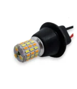 Світлодіодна двокольорова лампа T15 W16W W2.1x9.5d 51SMD 3014 DUO COLOR 12V Білий Жовтий комплект - Зображення 5