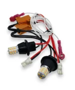 Світлодіодна двокольорова лампа T15 W16W W2.1x9.5d 51SMD 3014 DUO COLOR 12V Білий Жовтий комплект