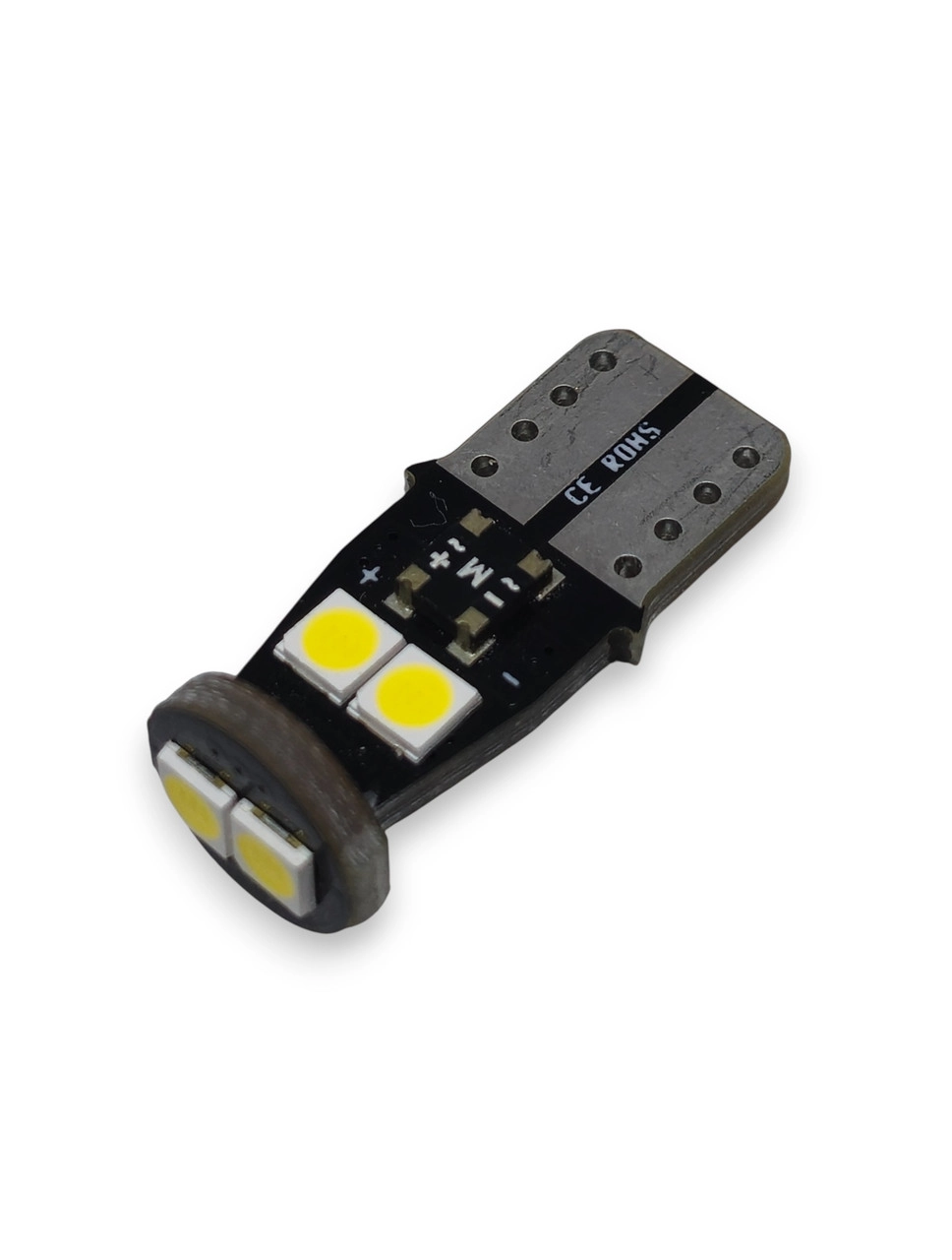 6843490374_svitlodiodna-lampa-t10 Світлодіодна лампа Т10 (W5W) 6SMD 2835 з обманкою CANBUS 12V Біла - Зображення 1