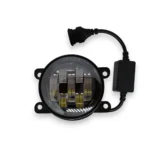 Світлодіодні двокольорові протитуманні фари Led 7 лінз 90мм 70W 3,5" Рено, Форд, Опель і т.д. Білий/Жовтий - Зображення 3