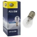 Автомобільна лампа  P21/5W Hella STANDART 12V 21/5W