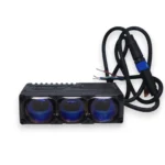 Двоколірні світлодіодні додатковий фари 3 лінзи 12V 92W Ближне Дальне світло Білий Жовтий - Зображення 6