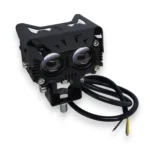 Двоколірні світлодіодні додатковий фари 2 лінзи 2-80V 9D 80W Ближне Дальне світло Білий Жовтий - Зображення 5