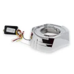 Маска для біксенонових лінз 3" YT-61 BMW Sport LED габарит поворот Білий Жовтий комплект - Зображення 4