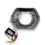 Маска для біксенонових лінз 3" YT-61 BMW Sport LED габарит поворот Білий Жовтий комплект - Зображення 8