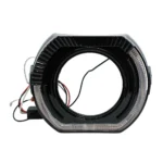 Маски для біксенонових лінз 3" YT-64 BMW Sport LED габарит поворот Білий Жовтий комплект - Зображення 4