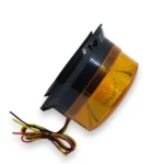 Світлодіодний попереджувальний ліхтар 36 Led мигалка на дах 10-110V з магнітом Жовтий - Зображення 3