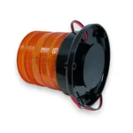 Світлодіодний попереджувальний ліхтар 30 Led мигалка на дах 10-80V з магнітом Жовтий - Зображення 2