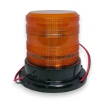 Світлодіодний попереджувальний ліхтар 30 Led мигалка на дах 10-80V з магнітом Жовтий