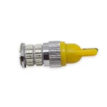 Світлодіодна лампа Т10 (W5W) 30 SMD 3014 з обманкою 12V Жовта - Зображення 3