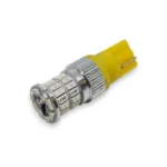 Світлодіодна лампа Т10 (W5W) 30 SMD 3014 з драйвером і обманкою 12V Жовта