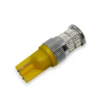 Світлодіодна лампа Т10 (W5W) 30 SMD 3014 з драйвером і обманкою 12V Жовта - Зображення 2