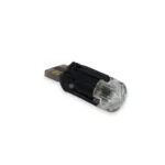 Світлодіодна лампа Т10 W5W 4 SMD 3014 12V Біле світло - Зображення 3