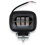 Світлодіодна двокольорова додаткова фара 45W 3 лінзи метал Білий/Жовтий світло - Зображення 5