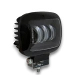 Світлодіодна двокольорова додаткова фара 45W 3 лінзи метал Білий/Жовтий світло - Зображення 6