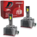 Автомобільні світлодіодні лампи з цоколем D3S 30 Led 12-24V +580% комплект з обманкою