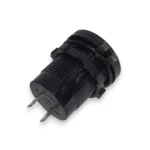 Автомобільний зарядний пристрій USB QC 3.0 12-24V врізна з Вольтметром та кнопкою Червоний дісплей - Зображення 2