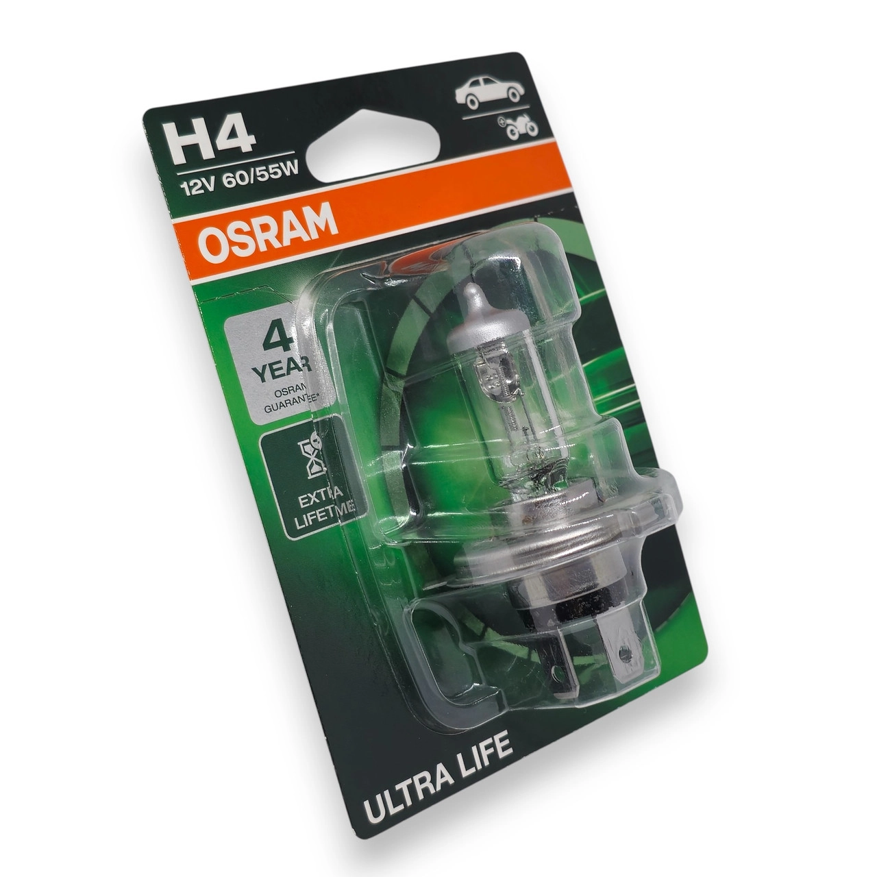 6975002482_galogenna-lampa-osram Галогенна лампа Osram H4 Ultra Life 64193ULT-01B 60/55W 12V - Зображення 1