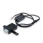 Двоколірні світлодіодні додаткові фари з RGB габаритом LED Lens Mini 12-80V 30W Ближне Дальне Білий Жовтий - Зображення 2