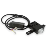 Двоколірні світлодіодні додаткові фари з RGB габаритом LED Lens Mini 12-80V 30W Ближне Дальне Білий Жовтий - Зображення 8