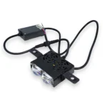 Двоколірні світлодіодні додаткові фари з RGB габаритом 2 LED Lens Mini 12-80V 90W Ближне Дальне Білий Жовтий - Зображення 3