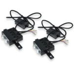 Двоколірні світлодіодні додаткові фари з RGB габаритом 2 LED Lens Mini 12-80V 90W Ближне Дальне Білий Жовтий - Зображення 8