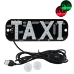 Двоколірна табличка TAXI світлодіодна Червоний Зелений USB з кнопкою