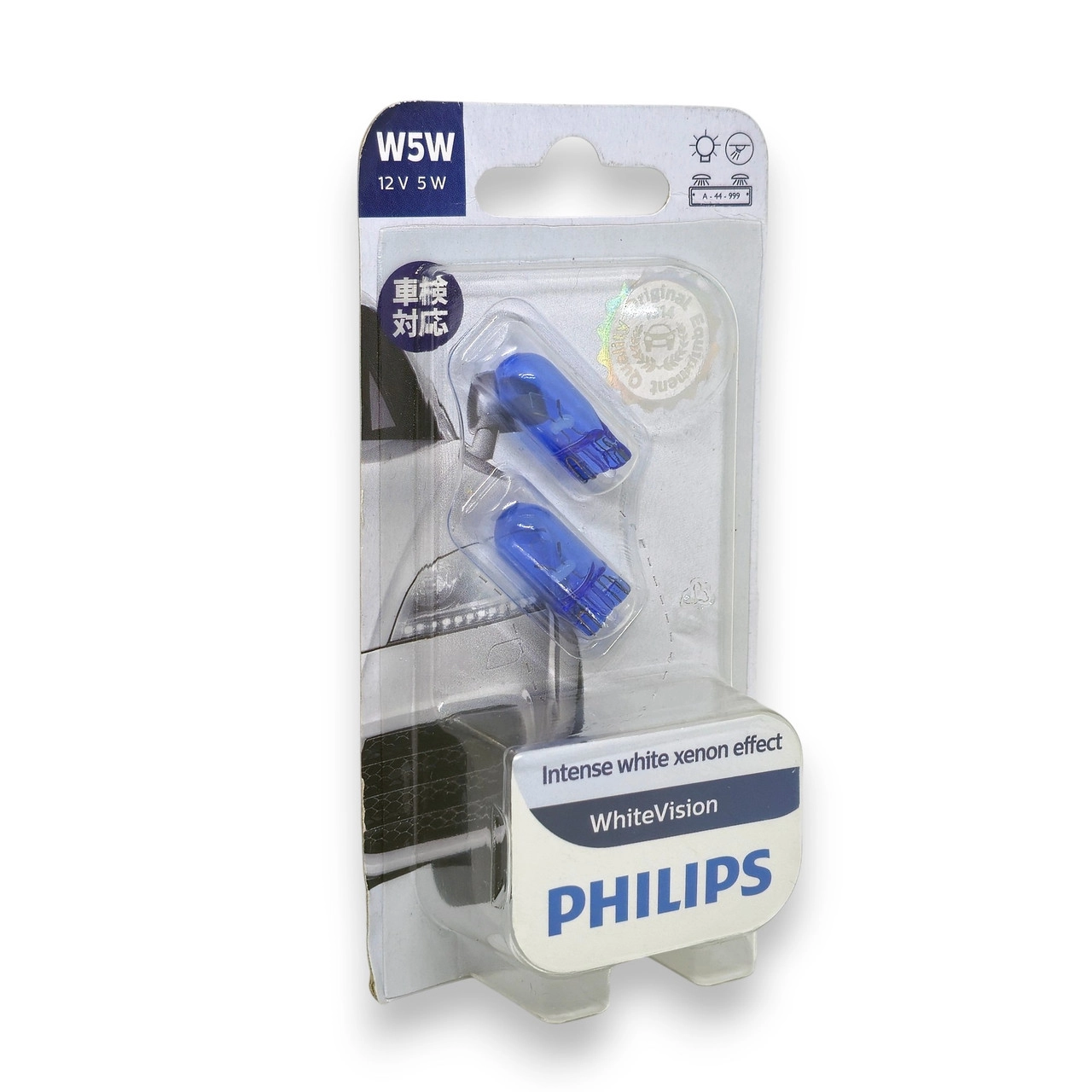 6984903658_komplekt-avtomobilnih-lamp Комплект автомобільних ламп PHILIPS W5W T10 White Vision W5W 12961WHV 4000K - Зображення 1