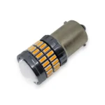 Світлодіодна лампа з цоколем 1156 BA15s PY21W 54 SMD 4014 12-24V з обманкою Жовте світло - Зображення 6