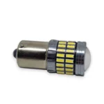 Світлодіодна лампа з цоколем 1157 BAY15d P21/5W 54 SMD 4014 12-24V Біла з обманкою - Зображення 3