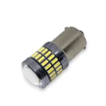 Світлодіодна лампа з цоколем 1156 BA15s PY21W 54 SMD 4014 12-24V з обманкою Біле світло цоколь зі зміщенням - Зображення 6